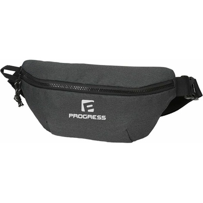 PROGRESS BUM BAG Šedá,Bílá