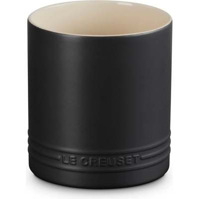 Le Creuset Стойка за прибори за готвене SIGNATURE 14 см, SATIN BLACK, керамика с глазура, Le Creuset (LECR71500100000001)