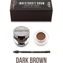 BPerfect Duo Na Obočí Pomáda & Pudr Indestructi’Brow Lock & Load IND011-014 IND013 Dark Brown 4 g