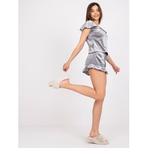 Rue Paris Дамска пижама модел 02.97 Rue Paris цвят тъмно сив