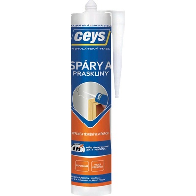 tmel akrylátový spáry a praskliny 280ml BÍ mat. CEYS