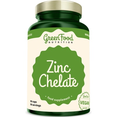 Greenfood Nutrition Zinek Chelát 90 kapslí