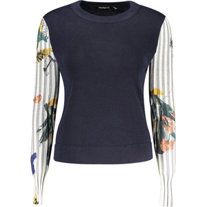 DESIGUAL Дамски пуловер desigual, Размер m, Цвят Синьо (26wwjf28_bl5032)