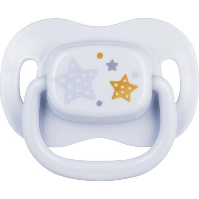 Canpol babies Силиконова залъгалка със симетрична форма Canpol - Newborn Baby, 0-6 m, Синя (22/580_blu)