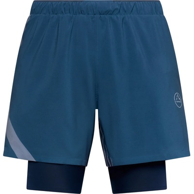 La Sportiva Мъжки панталон за бягане La Sportiva Flow 5 Short Running trousers - Night Sky / Chalk (027-1055-0211)