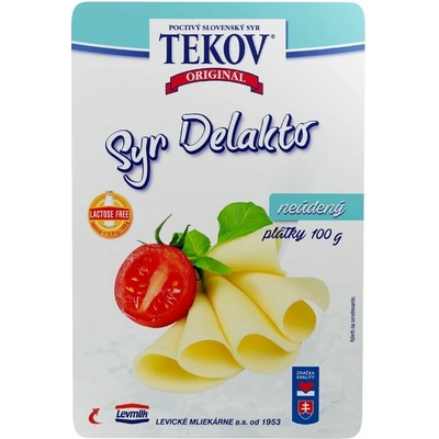 TEKOV SYR DELAKTO NEÚDENÝ plátky 100 g