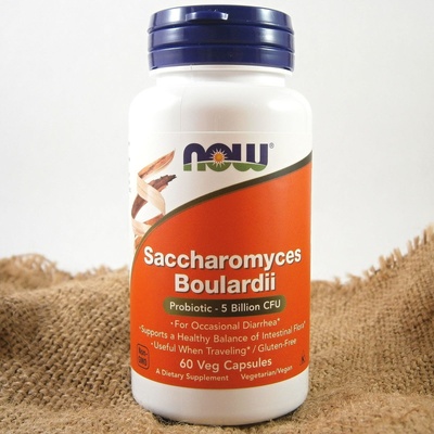 Now Saccharomyces Boulardii 5 miliard CFU 60 rostlinných kapsúl