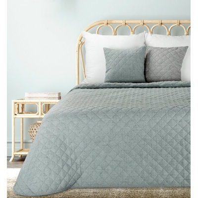 Takoy PREMIUM Přehoz na postel s lněnou strukturou, prošívaný -HF-416788 220 x 240 cm