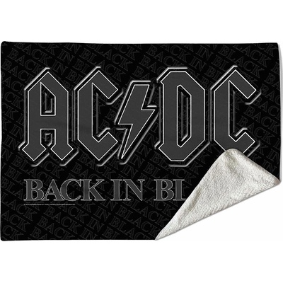 RukaHore Deka AC/DC Back In Black Čierna 127x152