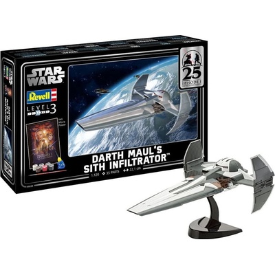 Revell Plastic Model Set Star Wars Darth Maul's Sith Infiltrator 22 cm REV05638 1:120