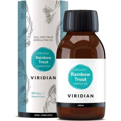 Viridian 100% Organic Scandinavian Rainbow Trout Oil 200 ml