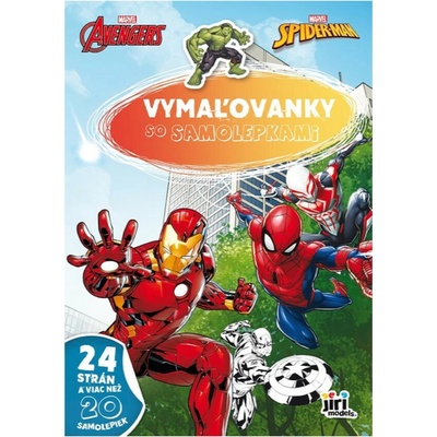 Omaľovánka JM A4 - AVENGERS & SPIDER-MAN