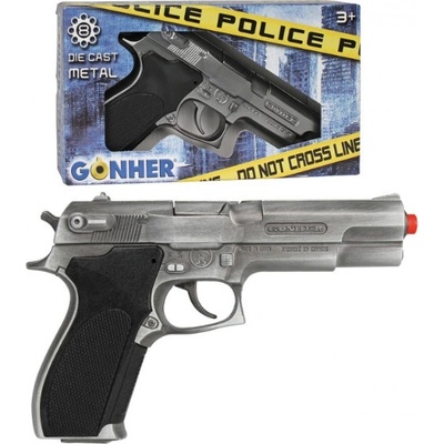 Gonher 125 1 Gc Kovová Policejní Pistole 8 Nab.