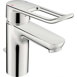 Hansa Clinica - Смесител за умивалник със сифон, хром 45012186 (45012186)