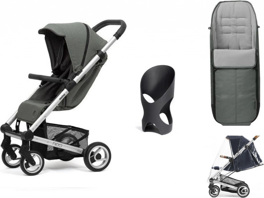 Mutsy nexo moss grey melange outlet