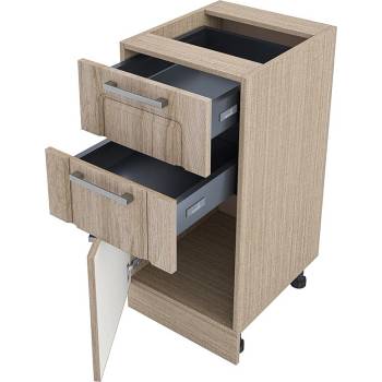 Image 1 of ИРИМ Долен кухненски шкаф с две чекмеджета и врата Сити МФ-Сонома-02-73 40 см ляв