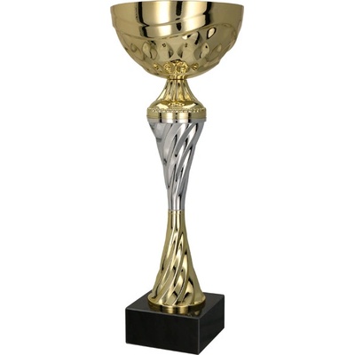 Kovový pohár Zlato-stříbrný 34 cm 12 cm