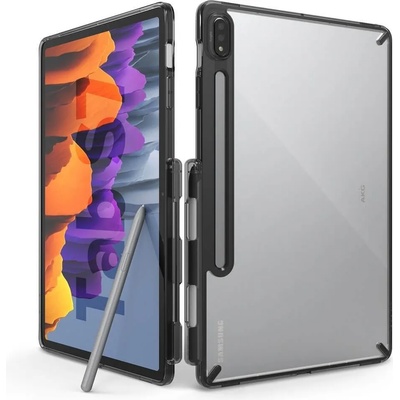 Ringke Fusion Case - удароустойчив хибриден кейс за Samsung Galaxy Tab S7 (черен)