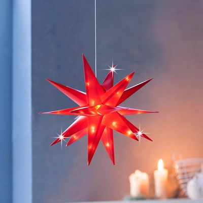Weltbild LED Hviezda Xmas červená