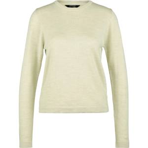 Stoic Дамски вълнен пуловер Stoic Women's MerinoKnit MMXX. Kniva II Sweater Merino jumper - Birch White Melange - размер 3XL (105-6624-0117)