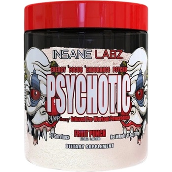 Insane Labz Psychotic Clear Infused Pre-Workout [316 грама] Плодов Пунш
