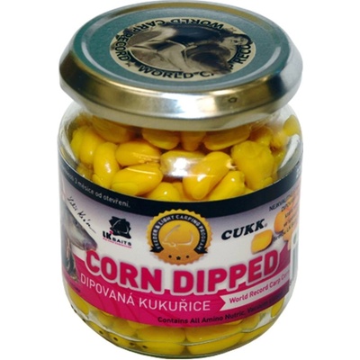 LK Baits Dipovaná kukuřice 220 ml World Record Carp Corn