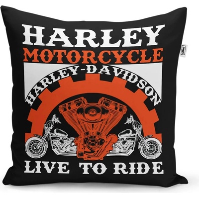 Sablio Vankúš Harley-Davidson Live to ride 50x50