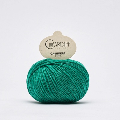 CASHMERE CLASSIC Cardiff Cashmere Farby CASHMERE: 724 smaragdová