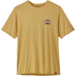 Patagonia Мъжка спортна тениска Patagonia Cap Cool Daily Shirt Great Waves Sport shirt - Limestone Yellow / Light Limestone Yellow X-Dye (216-7990-0513)
