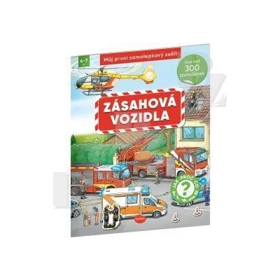 Presco Group samolepková knížka zásahová vozidla