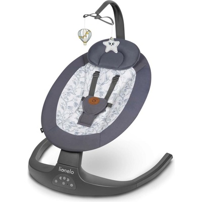 Lionelo dětské houpátko s melodií RALF 4xAA Grey White
