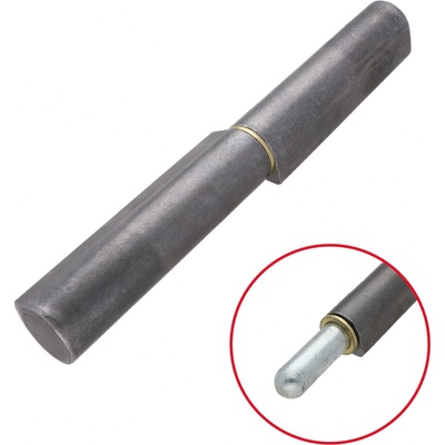 pánt dvojdielny 200x23mm s podložkou, pozinkovaný tŕň