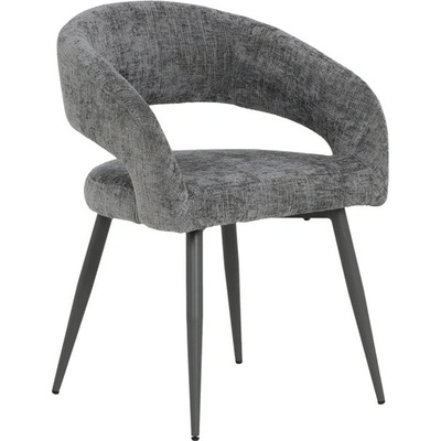 Carmen Трапезен стол Carmen MESA 2, до 120kg. , дамаска, прахово боядисана метална база, сив (bt-3532151)