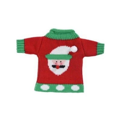 Home&Styling Vánoční obal na láhev XMAS Santa Claus 26 cm
