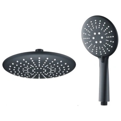 Cascada Комплект душ глава и душ слушалка CASCADA Black SL-2012HDB (3526375)