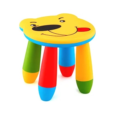 Horecano KIDS-ДЕТСКО ПЛАСТМАСОВО СТОЛЧЕ МЕЧЕ 30x28xh26cm 4 цвята (LXS-310) (014305)