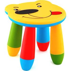 Horecano KIDS-ДЕТСКО ПЛАСТМАСОВО СТОЛЧЕ МЕЧЕ 30x28xh26cm 4 цвята (LXS-310) (014305)