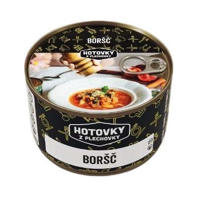 Hotovky z plechokvy Boršč 800 g
