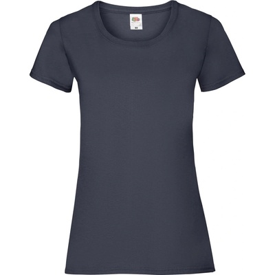 Fruit of the Loom Дамска тениска с къс ръкав FRUIT OF THE LOOM LADY-FIT VALUEWEIGHT - тъмносиня M (161372a3602)