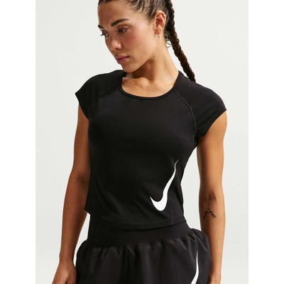 NIKE Тениска w nk tempo swoosh run df ss