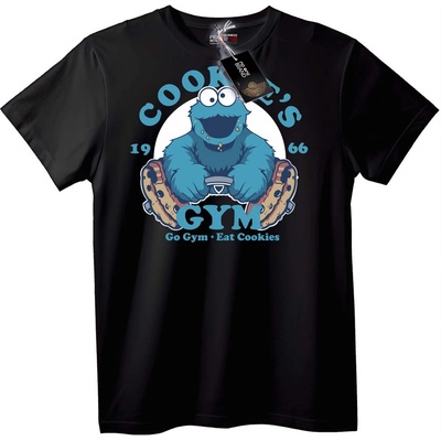NOONEBRAND Тениска за фитнес Cookie Monster - M, White