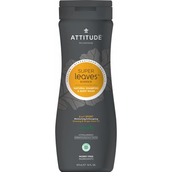 Attitude Super leaves pánsky šampón & telové mydlo normálne vlasy 473 ml