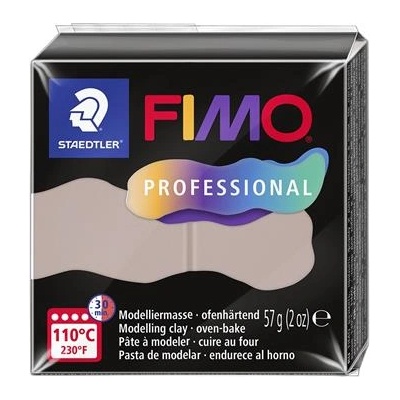 FIMO Глина, 57 g, горима, FIMO "Professional", сиво 8040-87 (8040-87)