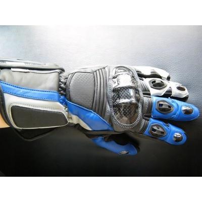 Büse Moteg kožené rukavice modré