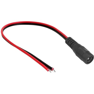 DeTech DC кабел DeTech, 5.5x2.1 F, 0.3m, Черен - 18368