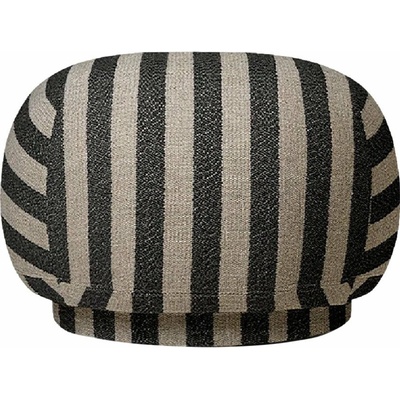 Ferm Living Pouf Rico, Louisiana, Sand / Black, 1104266165