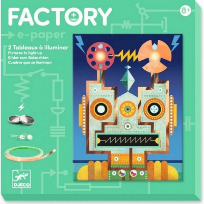 Djeco Factory art + technology Sv?�t?�c?� obr??zky Roboti - Heureka.cz