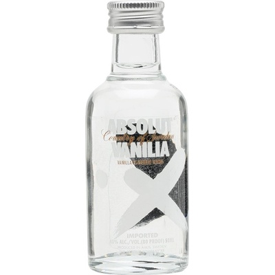 Absolut Vanilia 40% 0,05 l (holá láhev)