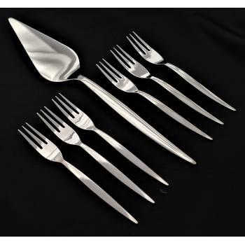 Image 1 of Herdmar Комплект прибори за торта tiffany - 7 части (112-5019-0117-010-0000)