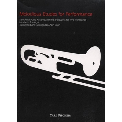 Melodious Etudes For Performance noty pre trombón a klavír